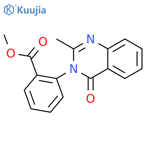 methyl 2-(2-methyl-4-oxoquinazolin-3(4H)-yl)benzoate structure