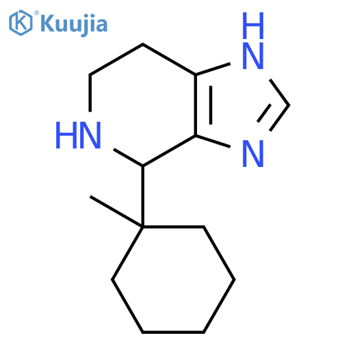 4-(1-methylcyclohexyl)-3H,4H,5H,6H,7H-imidazo4,5-cpyridine structure
