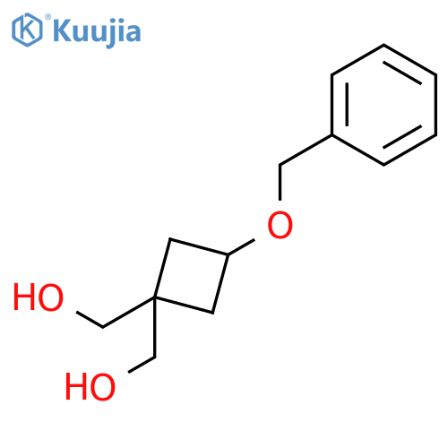 [3-(Benzyloxy)-1-(hydroxymethyl)cyclobutyl]methanol structure