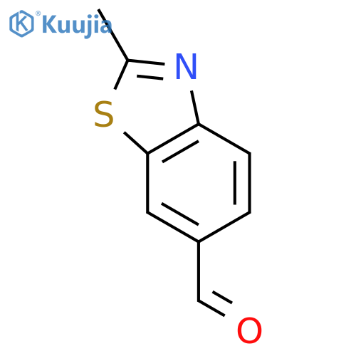 2-methyl-1,3-benzothiazole-6-carbaldehyde structure