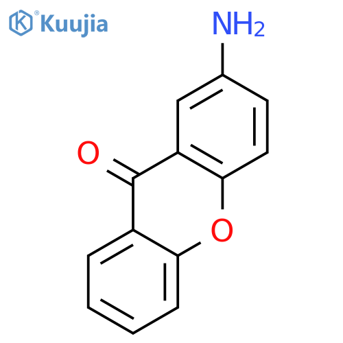 2-amino-9H-xanthen-9-one structure