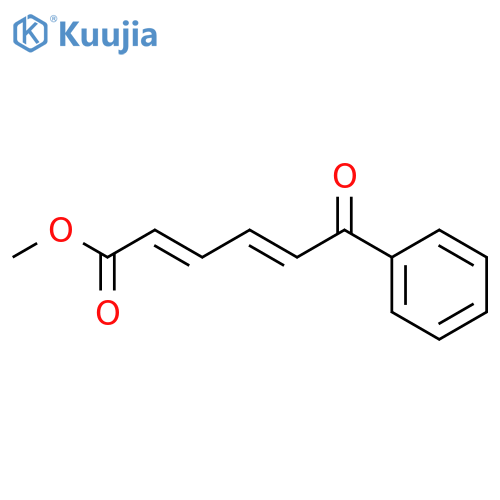 Methyl 6-oxo-6-phenylhexa-2,4-dienoate structure