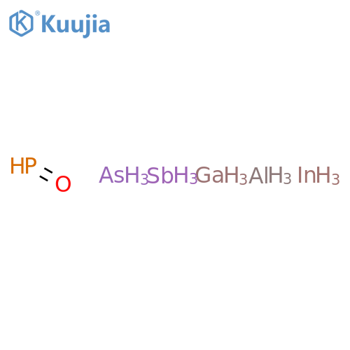 Aluminum antimony arsenic gallium indium phosphorus oxide structure