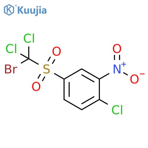 Benzene, 4-[(bromodichloromethyl)sulfonyl]-1-chloro-2-nitro- structure