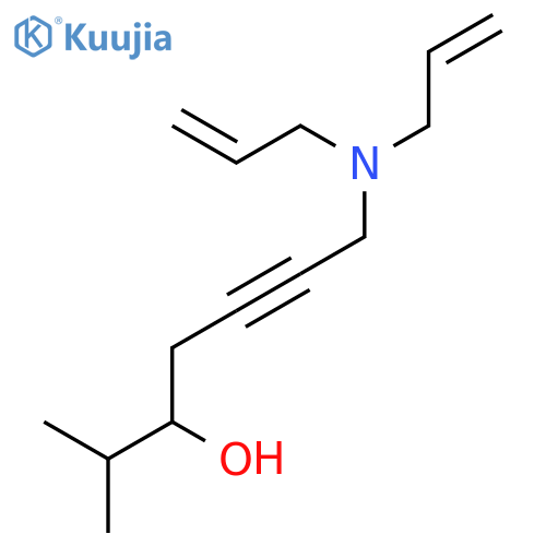 5-Heptyn-3-ol, 7-(di-2-propenylamino)-2-methyl- structure