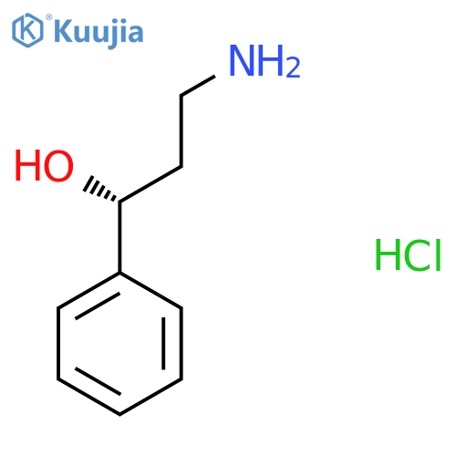(R)-3-Amino-1-phenylpropan-1-ol hydrochloride structure