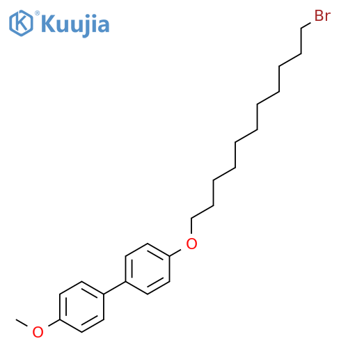 1,1'-Biphenyl, 4-[(11-bromoundecyl)oxy]-4'-methoxy- structure