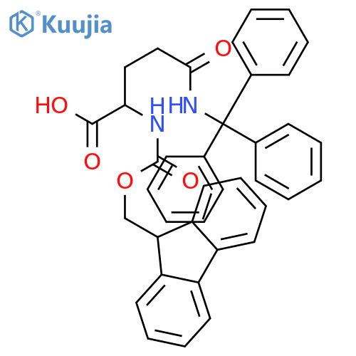 Fmoc-D-Gln(Trt)-OH structure