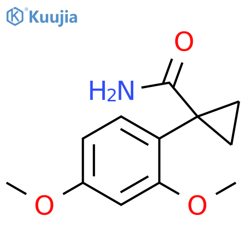 1-(2,4-Dimethoxyphenyl)cyclopropanecarboxamide structure