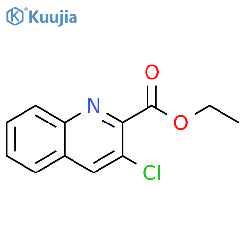 Ethyl3-Chloroquinoline-2-carboxylate structure