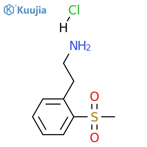 2-[2-(Methylsulfonyl)phenyl]ethylamineHydrochloride structure