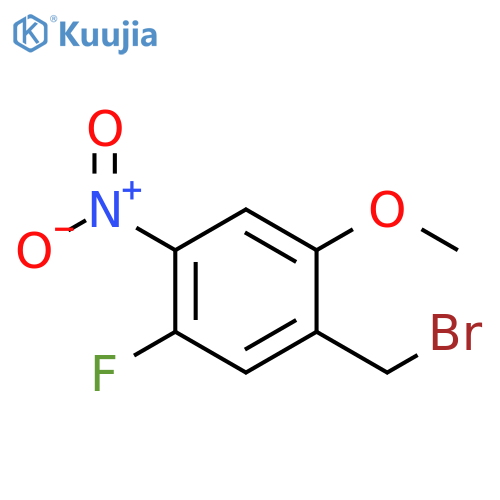 2-(Bromomethyl)-4-fluoro-5-nitroanisole structure