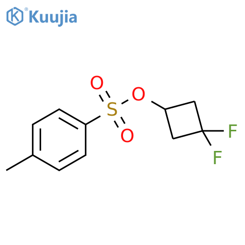 Cyclobutanol, 3,3-difluoro-, 1-(4-methylbenzenesulfonate) structure