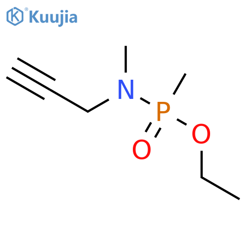Phosphonamidic acid, N,P-dimethyl-N-2-propynyl-, ethyl ester structure