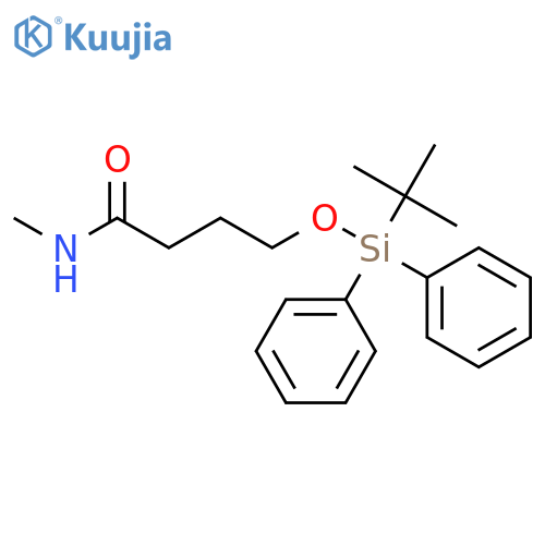 Butanamide, 4-[[(1,1-dimethylethyl)diphenylsilyl]oxy]-N-methyl- structure