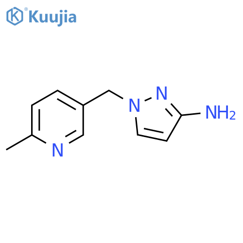 1-(6-methylpyridin-3-yl)methyl-1H-pyrazol-3-amine structure
