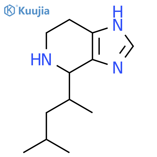 4-(4-methylpentan-2-yl)-3H,4H,5H,6H,7H-imidazo4,5-cpyridine structure