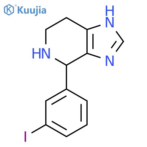 4-(3-iodophenyl)-3H,4H,5H,6H,7H-imidazo4,5-cpyridine structure