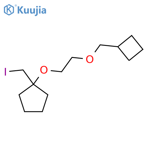 1-2-(cyclobutylmethoxy)ethoxy-1-(iodomethyl)cyclopentane structure