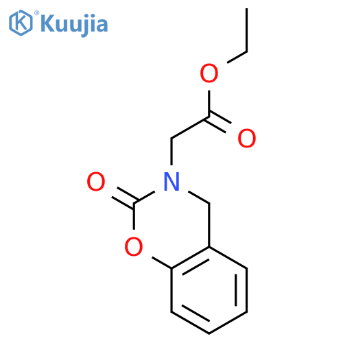 ethyl 2-(2-oxo-3,4-dihydro-2H-1,3-benzoxazin-3-yl)acetate structure