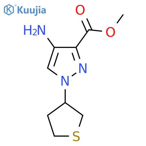 methyl 4-amino-1-(thiolan-3-yl)-1H-pyrazole-3-carboxylate structure