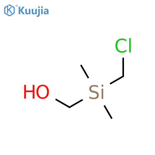 Methanol, [(chloromethyl)dimethylsilyl]- structure