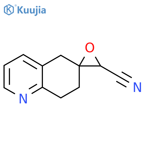 7',8'-dihydro-5'H-spiro[oxirane-2,6'-quinoline]-3-carbonitrile structure