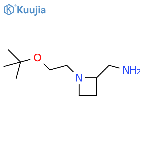 {1-2-(tert-butoxy)ethylazetidin-2-yl}methanamine structure