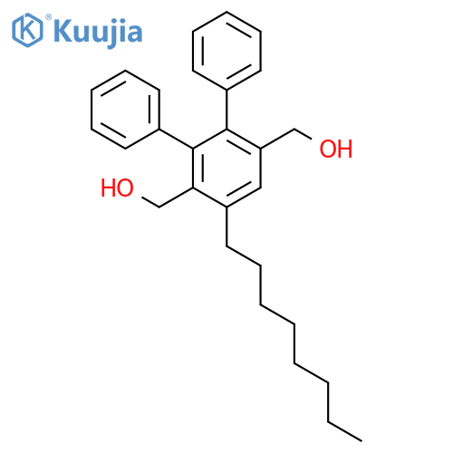 [1,1':2',1''-Terphenyl]-3',6'-dimethanol, 4'-octyl- structure
