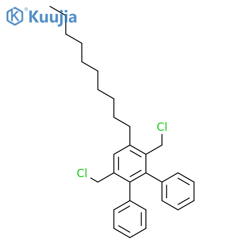 1,1':2',1''-Terphenyl, 3',6'-bis(chloromethyl)-4'-decyl- structure