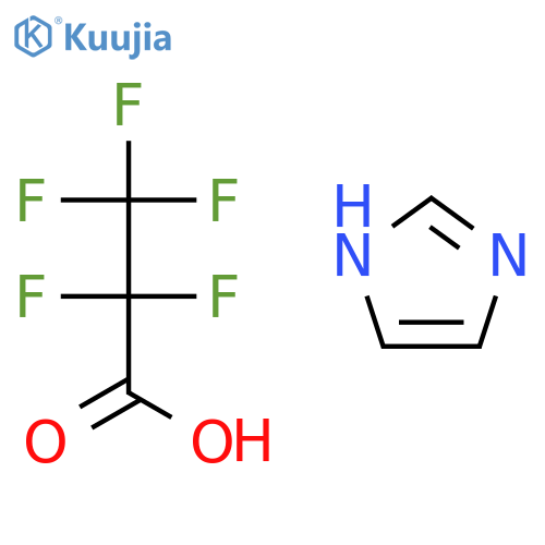 1H-Imidazole 2,2,3,3,3-pentafluoropropionate salt structure