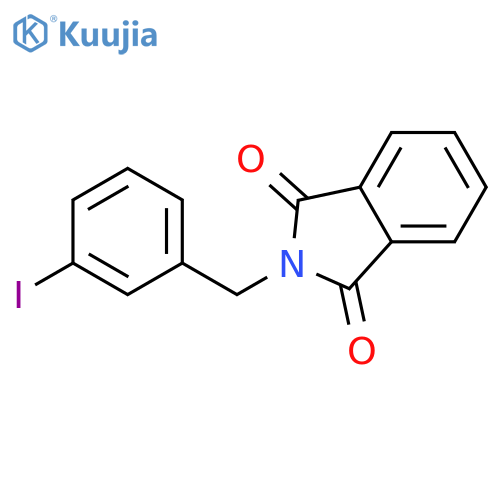 1H-Isoindole-1,3(2H)-dione, 2-[(3-iodophenyl)methyl]- structure