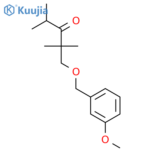 3-Pentanone, 1-[(3-methoxyphenyl)methoxy]-2,2,4-trimethyl- structure