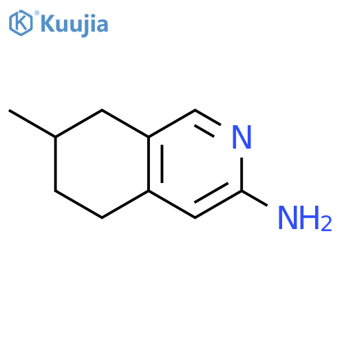 3-Isoquinolinamine, 5,6,7,8-tetrahydro-7-methyl- structure