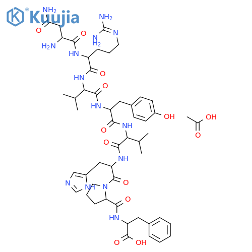 Angiotensin acetate structure