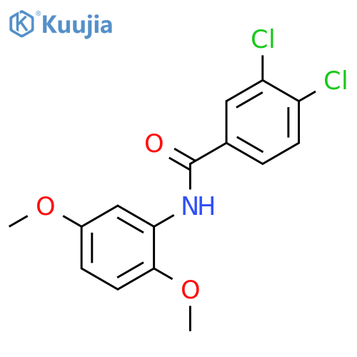 3,4-dichloro-N-(2,5-dimethoxyphenyl)benzamide structure