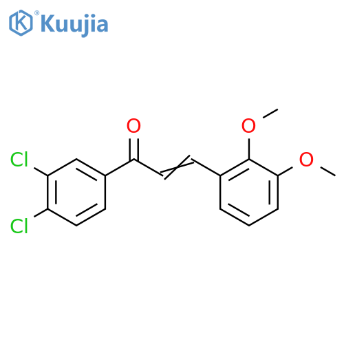 1-(3,4-Dichlorophenyl)-3-(2,3-dimethoxyphenyl)prop-2-en-1-one structure