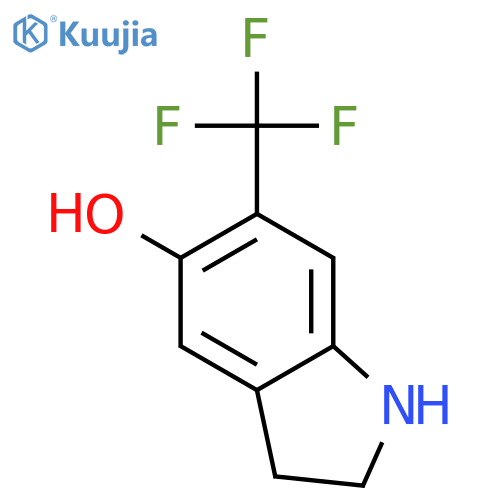 6-(Trifluoromethyl)indolin-5-ol structure