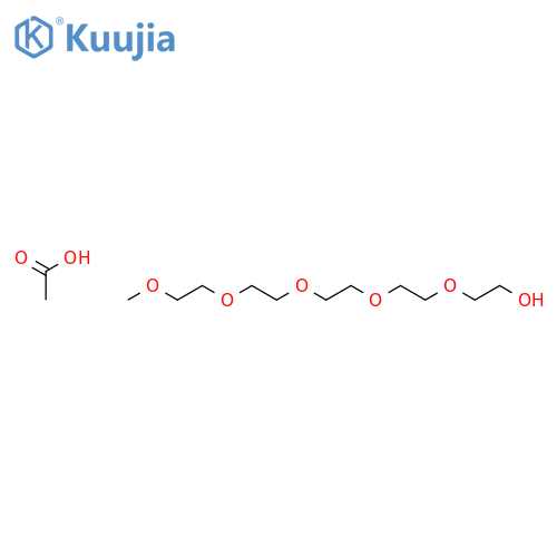 2,5,8,11,14-Pentaoxahexadecan-16-ol, acetate structure