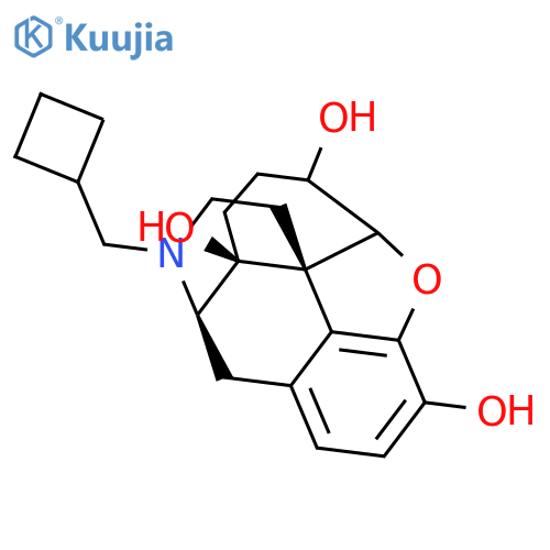 Morphinan-3,6,14-triol, 17-(cyclobutylmethyl)-4,5-epoxy- structure