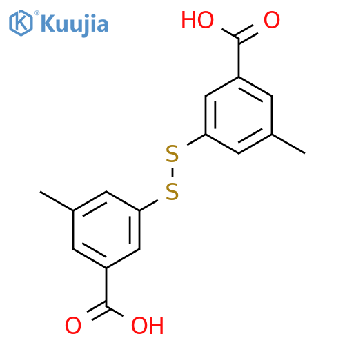 Benzoic acid, 3,3'-dithiobis[5-methyl- structure