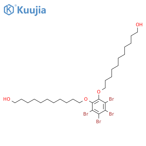 1-Undecanol, 11,11'-[(3,4,5,6-tetrabromo-1,2-phenylene)bis(oxy)]bis- structure