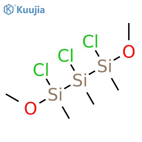 Trisilane, 1,2,3-trichloro-1,3-dimethoxy-1,2,3-trimethyl- structure