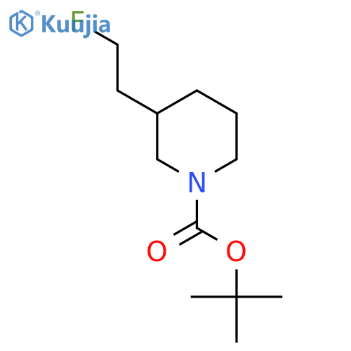 Tert-butyl 3-(2-fluoroethyl)piperidine-1-carboxylate structure
