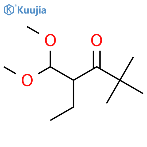 4-(dimethoxymethyl)-2,2-dimethylhexan-3-one structure