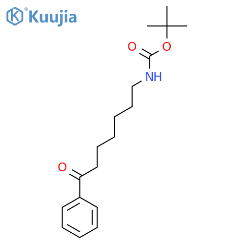 tert-butyl N-(7-oxo-7-phenylheptyl)carbamate structure