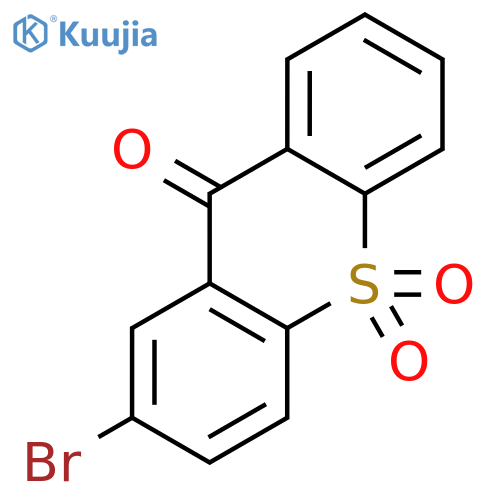 2-bromo-9H-thioxanthen-9-one 10,10-dioxide structure