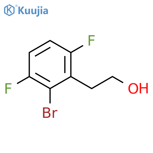 2-(2-bromo-3,6-difluorophenyl)ethan-1-ol structure