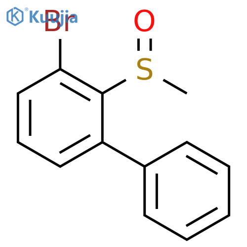 1,1'-Biphenyl, 3-bromo-2-(methylsulfinyl)- structure