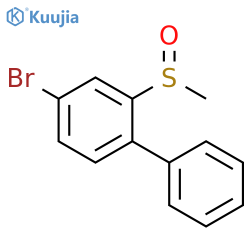 4-Bromo-2-(methylsulfinyl)-1,1′-biphenyl structure
